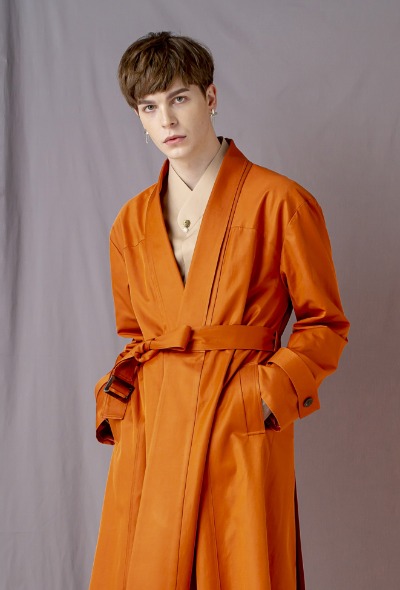 (50% DC) Modern Coated Trench Coat - Adusale