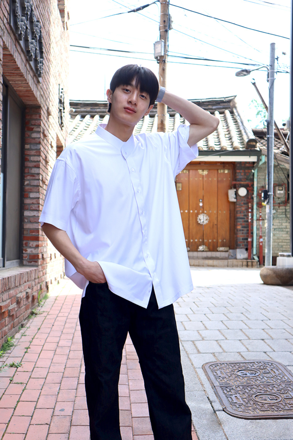 Taegeukgi wide shirt