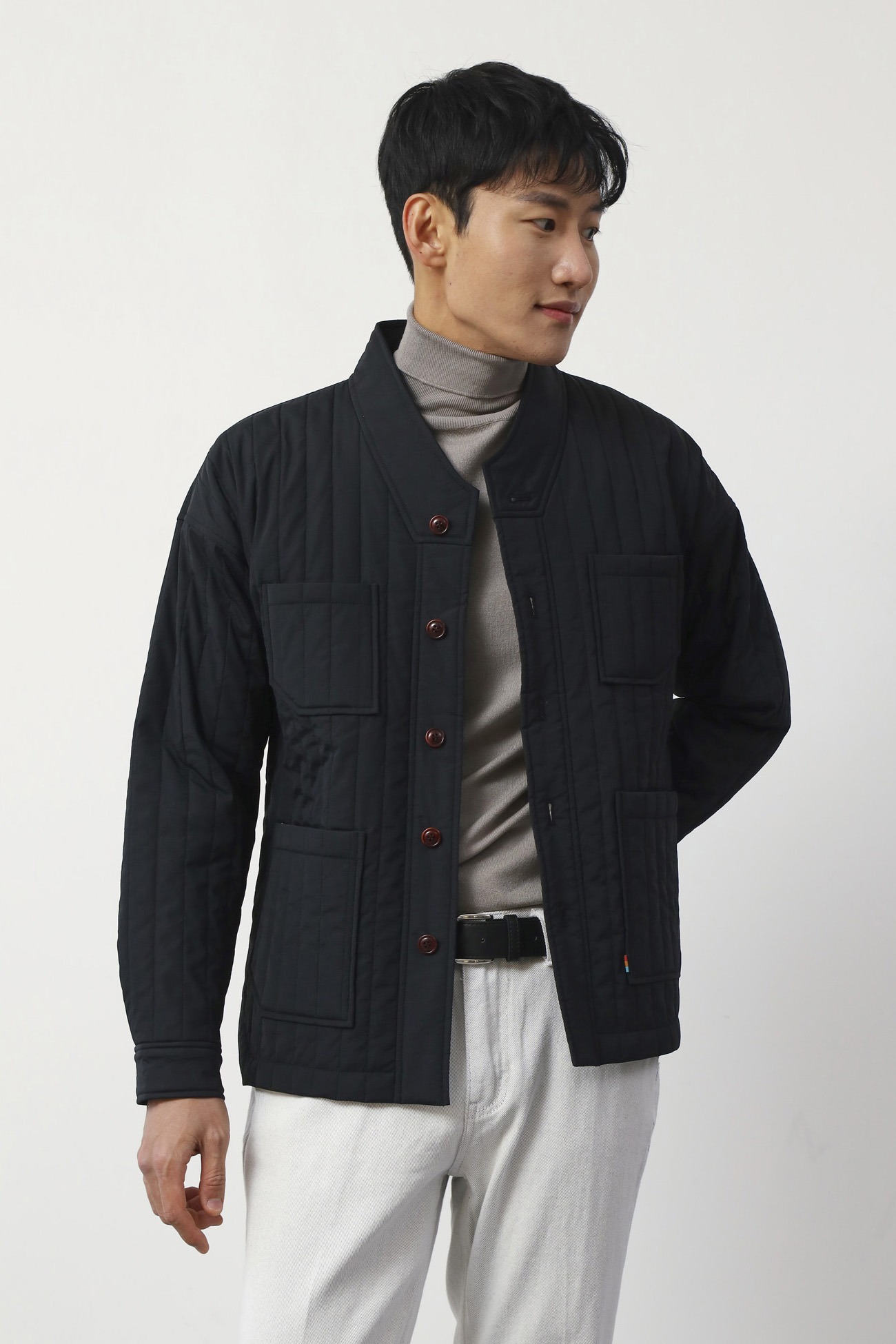 Dangko Collar Two-sided Quilted Work Jacket