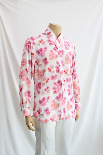 cherry blossom collar shirt